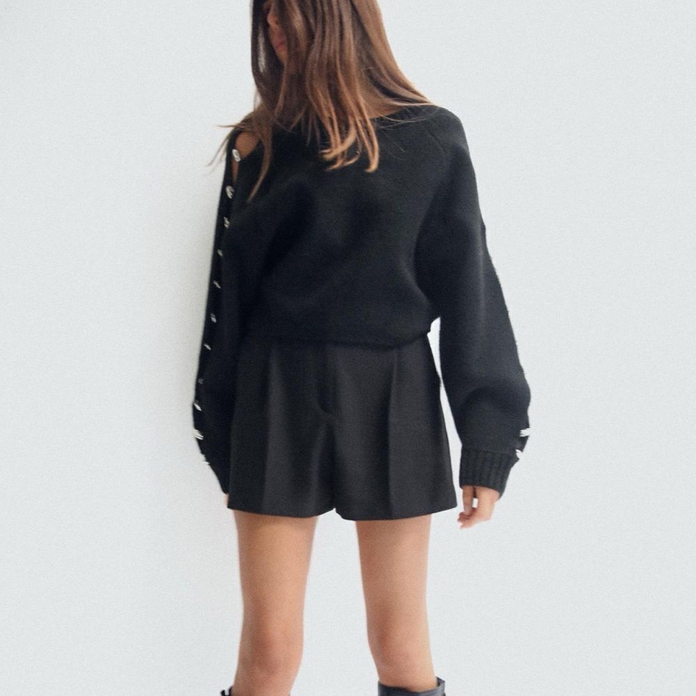 Zara bobble sleeve knit sweater - Picture 5 of 5